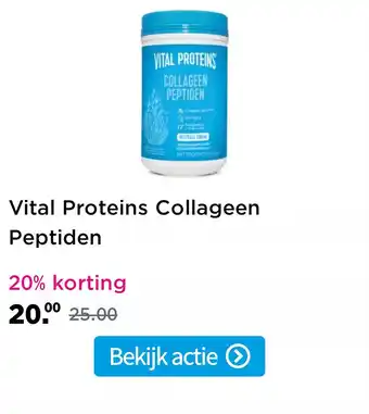 Plein.nl Vital proteins collageen peptiden aanbieding