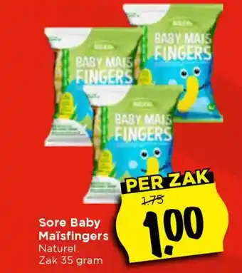 Vomar Voordeelmarkt Sore baby maisfingers aanbieding