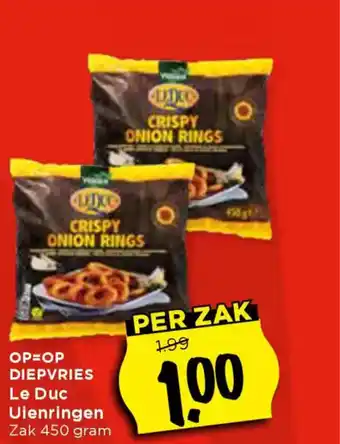 Vomar Voordeelmarkt Diepvries le duc uienringen aanbieding