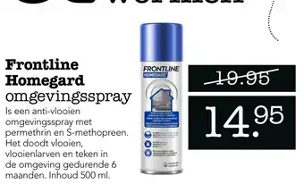 Dierspecialist Frontline homegard omgevingsspray aanbieding