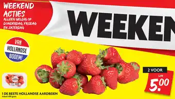 Dekamarkt 1 de beste hollandse aardbeien aanbieding