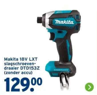 GAMMA Makita 18V LXT slagschroevendraaier aanbieding