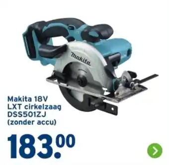 GAMMA Makita 18V LXT cirkelzaag aanbieding