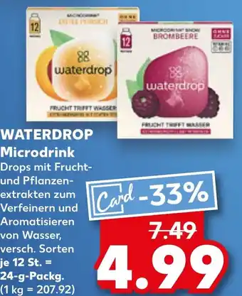 Kaufland DE WATERDROP Microdrink aanbieding