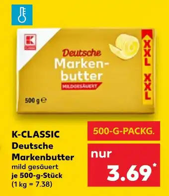 Kaufland DE K-CLASSIC Deutsche Markenbutter aanbieding