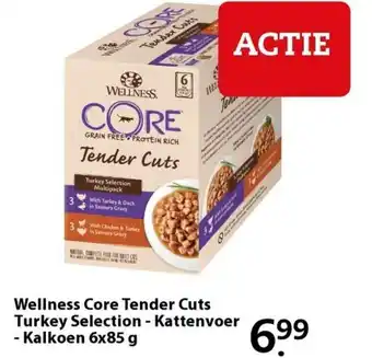 Pets Place Wellness Core Tender Cuts kattenvoer 6*85g aanbieding