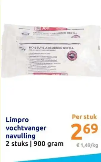 Action Limpro vochtvanger navulling aanbieding