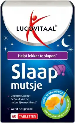 De Online Drogist Lucovitaal Slaapmutsje Tabletten aanbieding