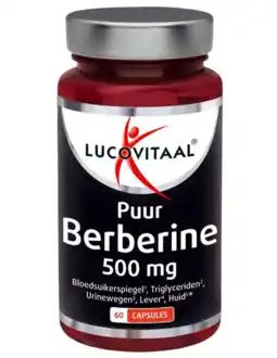 De Online Drogist Lucovitaal Berberine Puur 500 mg Capsules aanbieding