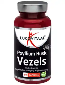 De Online Drogist Lucovitaal Psyllium Husk Vezels Capsules aanbieding