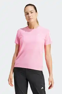 Wehkamp adidas Performance hardloopshirt roze aanbieding