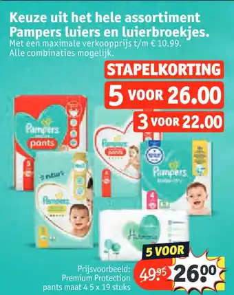 Kruidvat Pampers aanbieding