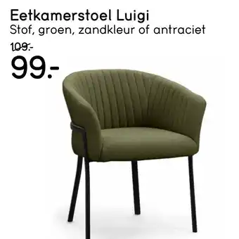 Leen Bakker Eetkamerstoel Luigi aanbieding