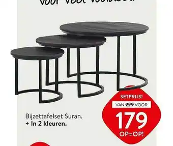 Profijt Meubel Bijzettafelset suran aanbieding