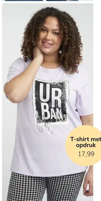 MS Mode T-shirt met opdruk aanbieding