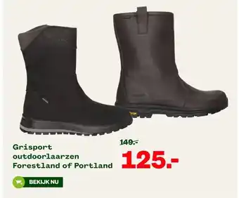 Welkoop Grisport outdoorlaarzen Forestland of Portland aanbieding