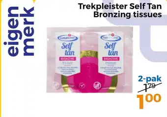 Trekpleister Trekpleister Self Tan Bronzing tissues aanbieding
