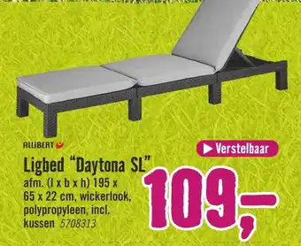 Hornbach Allibert ligbed "daytona sl" aanbieding