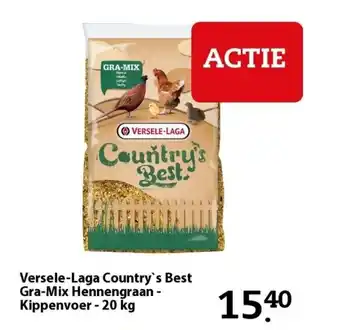 Pets Place Versele-Laga Country's Best Gra-Mix Hennepgraan 20kg aanbieding