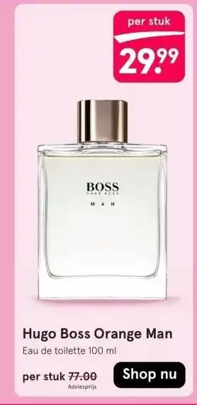 Etos Hugo Boss Orange Man aanbieding