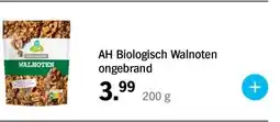 Albert Heijn AH Biologisch Walnoten ongebrand 200 g aanbieding