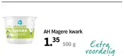 Albert Heijn AH Magere kwark 500 g aanbieding