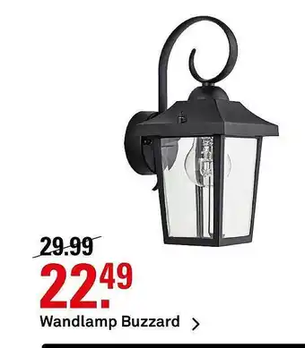 Karwei Wandlamp buzzard aanbieding