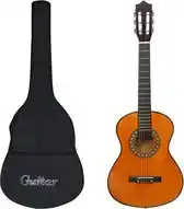 Bol.com vidaXL - 8-delige - Gitaarset - klassiek - kinderen - en - beginner - 1/2 - 34 aanbieding