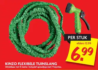 Dekamarkt Kinzo flexibele tuinslang aanbieding