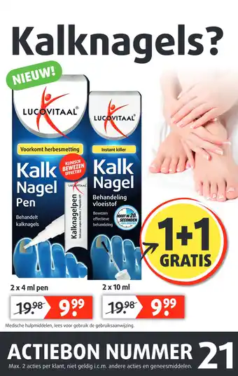 Lucovitaal Kalk nagel pen aanbieding