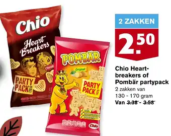 Hoogvliet Chio Heartbreakers of Pombar partypack 130-170 gtam aanbieding