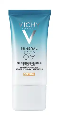 De Online Drogist Vichy Mineral 89 72H Moisture Boosting Daily Fluid SPF50+ aanbieding