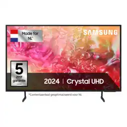 MediaMarkt Samsung 55du7100 Crystal Uhd (2024) aanbieding