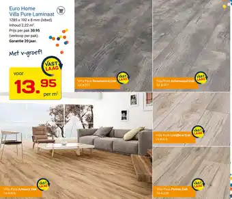 Kluswijs Euro home villa pure laminaat aanbieding