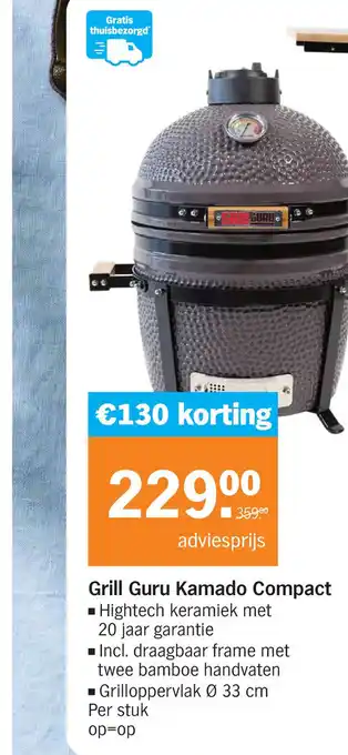 Albert Heijn Grill guru kamado compact aanbieding