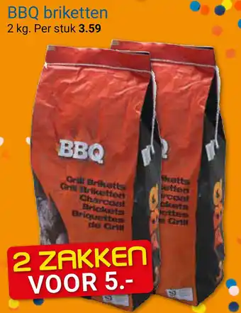 Kluswijs Bbq briketten aanbieding