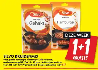 Dekamarkt Silvo kruidenmix 1+1 aanbieding