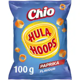 Jumbo Chio Hula Hoops Paprika Flavour Aardappelsnack 100g aanbieding