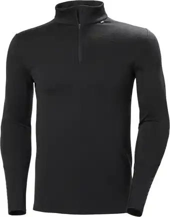 Amazon Helly Hansen (HEL66) Lifa Merino Midweight T-shirt met halve rits voor heren aanbieding