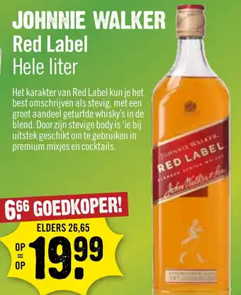 Dirck 3 Johnnie Walker Red Label aanbieding