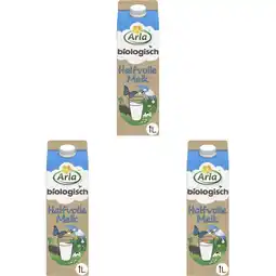 Albert Heijn Arla Biologisch halfvolle melk 3-pack aanbieding