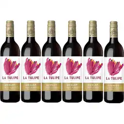 Albert Heijn La Tulipe Merlot 6-pack aanbieding