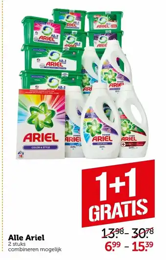 Coop Ariel 2 st aanbieding