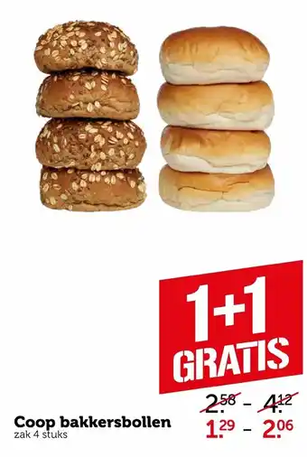 Coop Coop bakkersbollen aanbieding