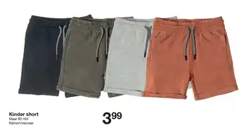 Zeeman Kinder short maat 92-164 aanbieding