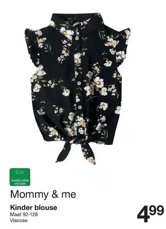 Zeeman Mommy & Me Kinder blouse 92-128 aanbieding