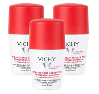 De Online Drogist Vichy Deodorant Overmatige Transpiratie Roller 72h - Multiverpakking aanbieding