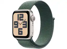 MediaMarkt Apple Watch Se GPs 40mm Lake Green Sport Loop Smartwatch Starlight Aluminium aanbieding