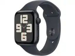 MediaMarkt Apple Watch Se GPs 44mm Midnight Sport Band S/m Smartwatch Aluminium aanbieding