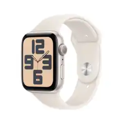 MediaMarkt Apple Watch Se GPs 44mm Starlight Sport Band M/l Smartwatch Aluminium aanbieding